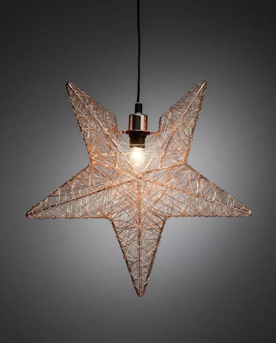 Adventsstjerne i metallnetting metall adventsstjerne